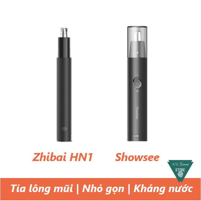 Máy cắt lông mũi zhibai hn1 - máy tỉa lông mũi xi aomi showsee c1-bk