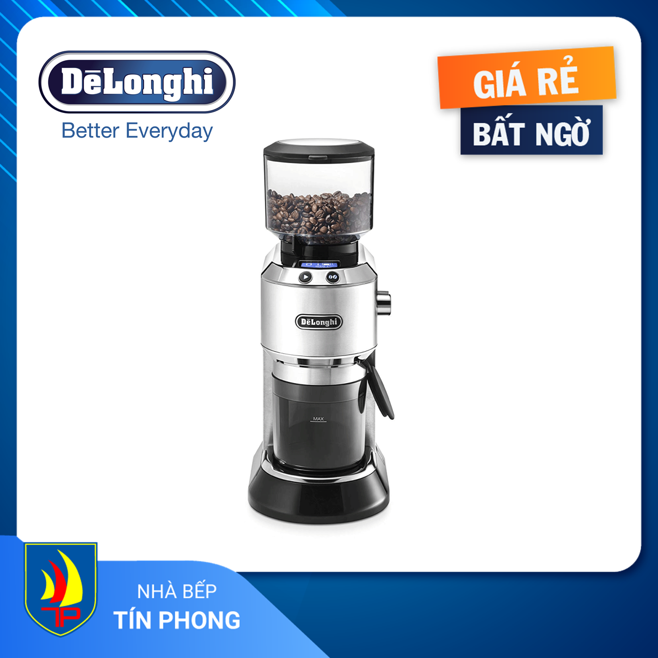 Máy xay cà phê delonghi kg521.m