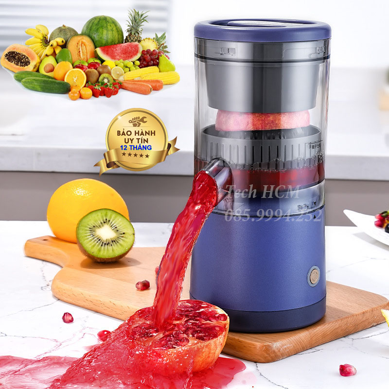 Máy vắt cam tự động, máy ép cam cao cấp không dây chính hãng bảo hành 12 tháng