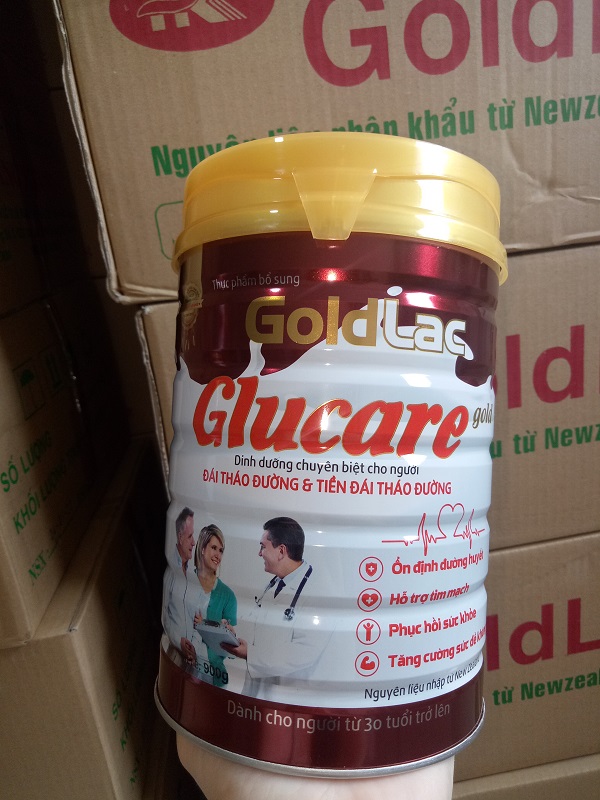 Sữa dành cho tiểu đường, phục hồi sức khỏe Glucare Gold Goldlac