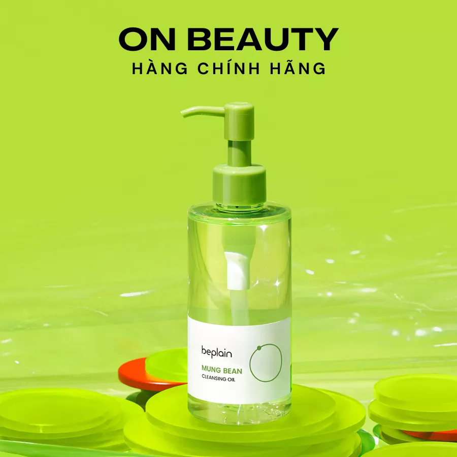 Dầu tẩy trang beplain đậu xanh Greenful Cleansing Oil nội địa bill Hàn