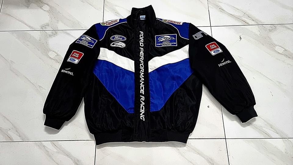 Áo khoác ford racing cao cấp 3 lớp, logo trên áo được thiêu, dày dặn, có lót bông vải kaki