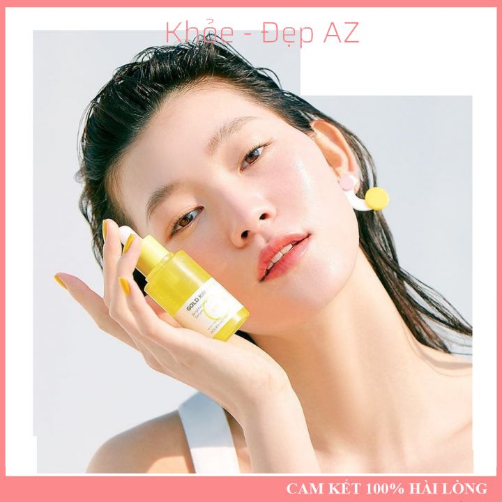 Tinh chất dưỡng ẩm, làm trắng da Holika Holika Tinh chất dưỡng ẩm, làm trắng da Holika Holika Gold Kiwi vita C + Brightening Serum 45ml & 23ml