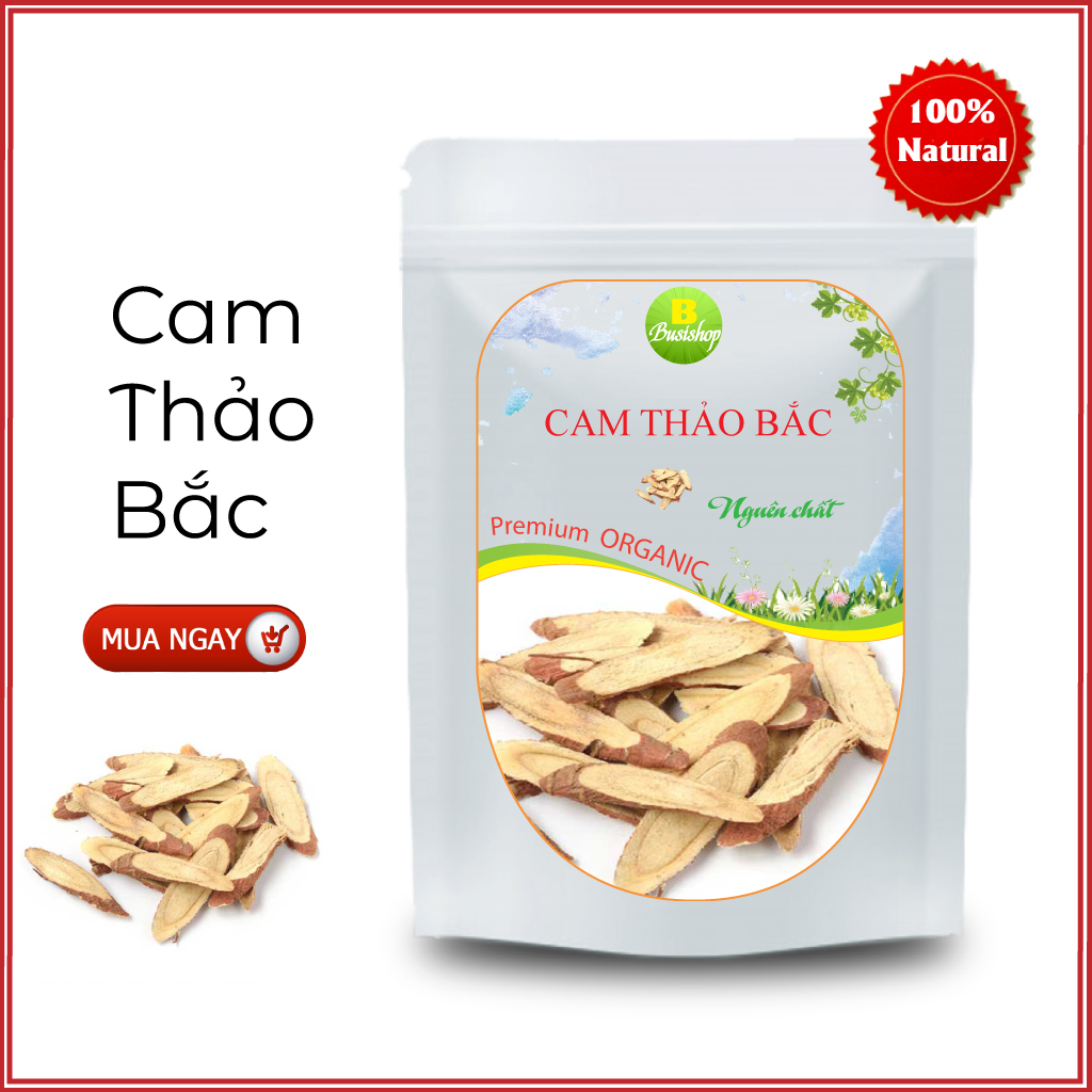 Cam thảo bắc khô 100g, Cam thảo thái lát khô