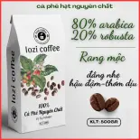 500GR cà phê ARABICA 80% và ROBUSTA 20% rang mộc NGUYÊN CHẤT