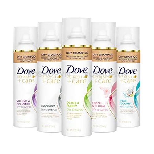 Dầu gội khô dove dry shampoo 141g - detox & purify / volume & fullness