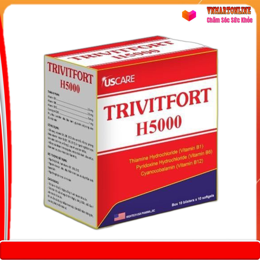 Viên uống bổ tổng hợp Trivitfor H5 bổ sung B1,B6