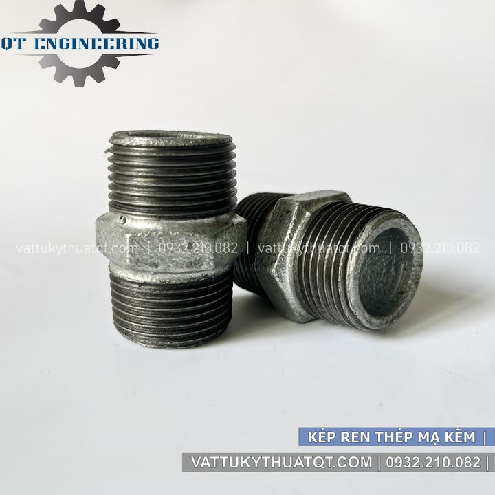 Kép ren thép mạ kẽm | ren phi 21-114mm | vattukythuatqt.com