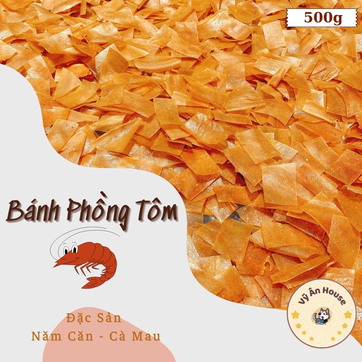 Bánh phồng tôm cà mau - 500g