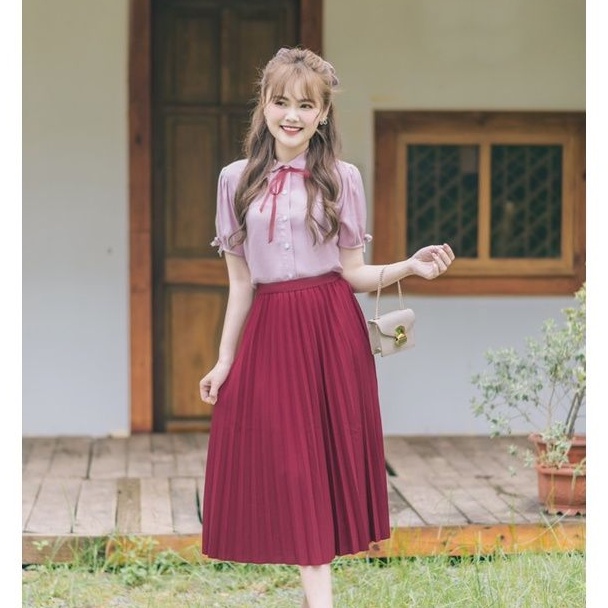 Cách phối đồ với chân váy màu đỏ  Thời trang  Việt Giải Trí