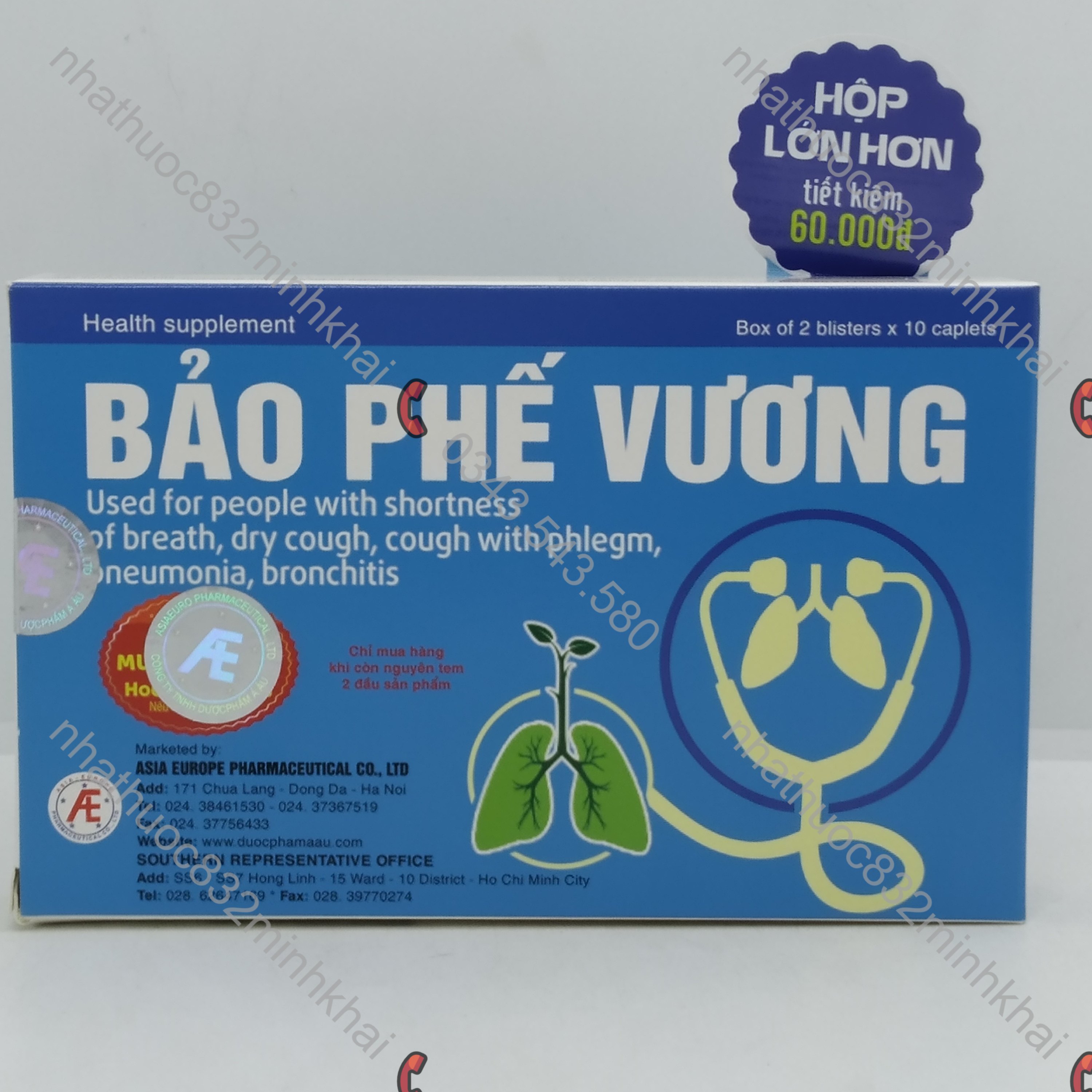 Bảo Phế Vương - Bảo vệ phổi và phế quản