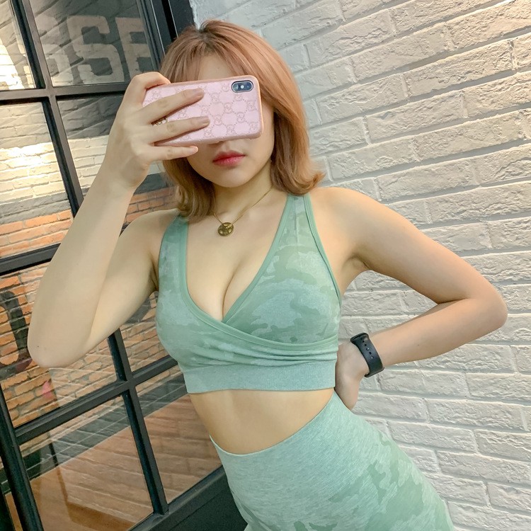 Bộ Đồ Tập Camo Sameless Phong Cách ÂU MỸ Tập Gym Yoga Và Các Môn Thể Thao