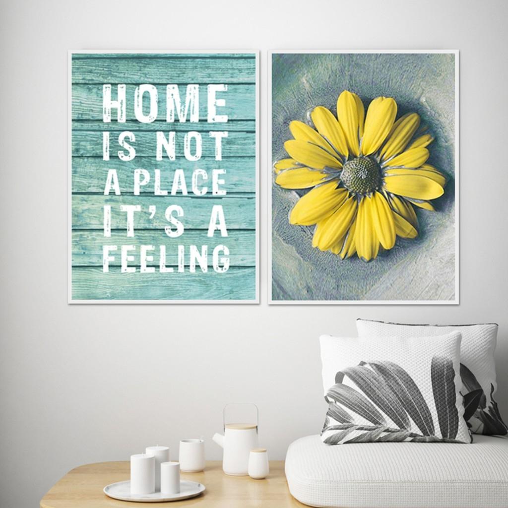 [HCM]Tranh canvas hoa hướng Dương 60x80