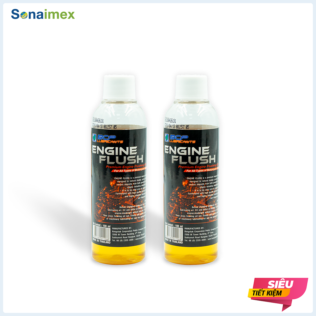 Combo 2 Chai Súc Rửa Động Cơ Xe Máy, Súc Động Cơ, Vệ Sinh Động Cơ Thái Lan Engine Flush 100mL Siêu Sạch, An Toàn