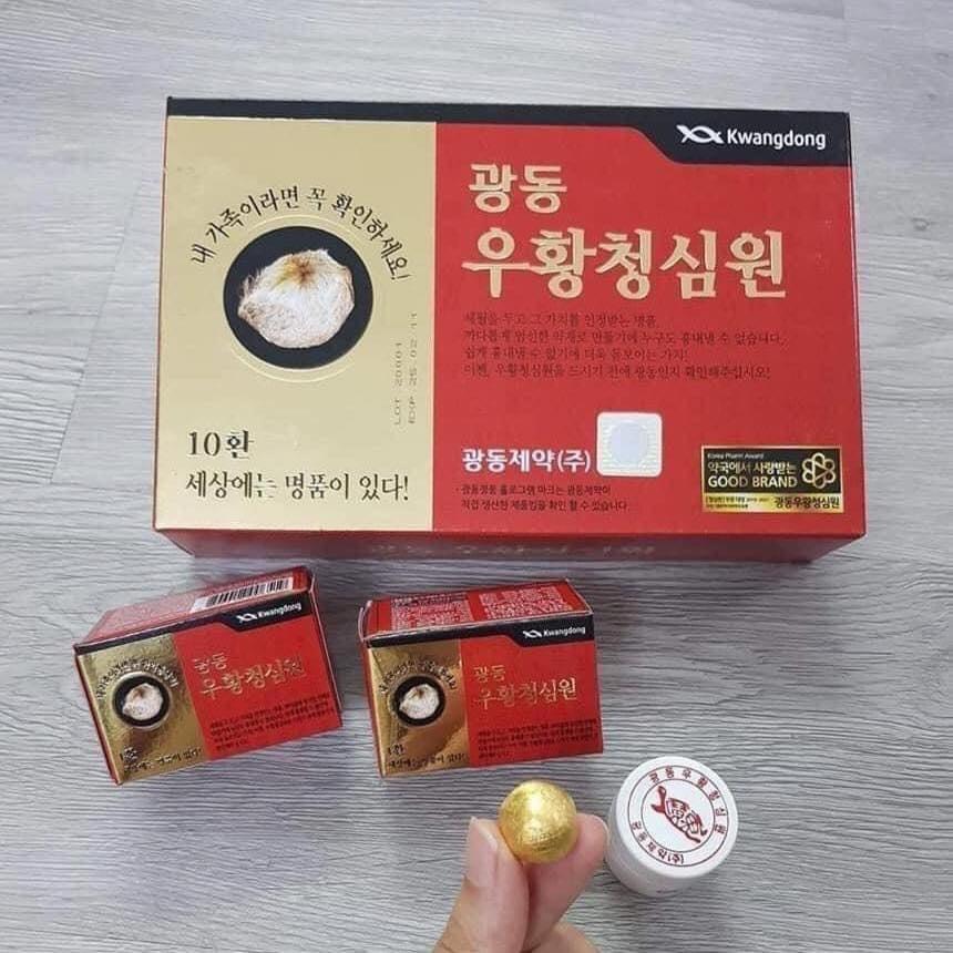An cung ngưu hoàng hoàn Hàn Quốc 10 viên và 60 viên