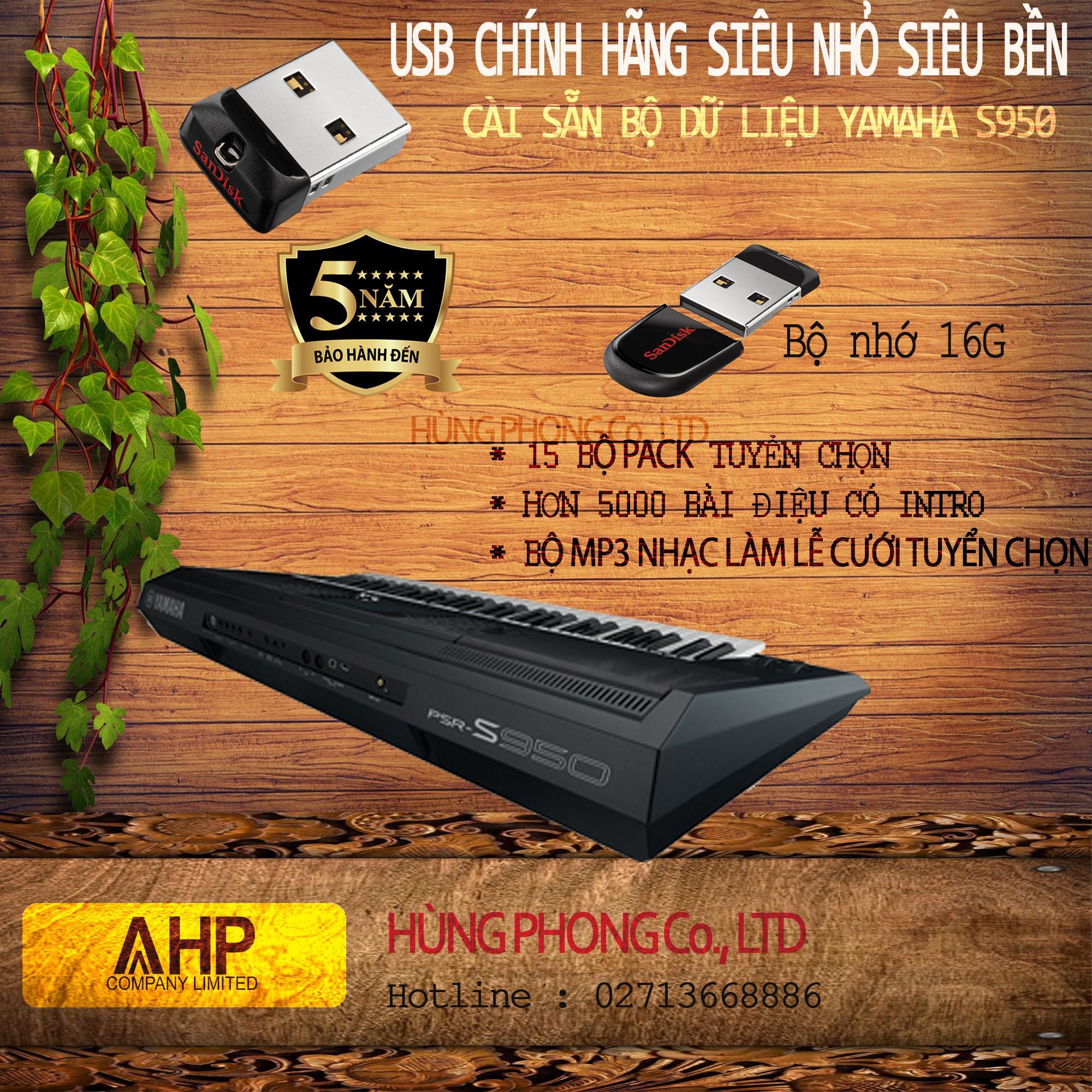 Bộ dữ liệu cho đàn yamaha s950