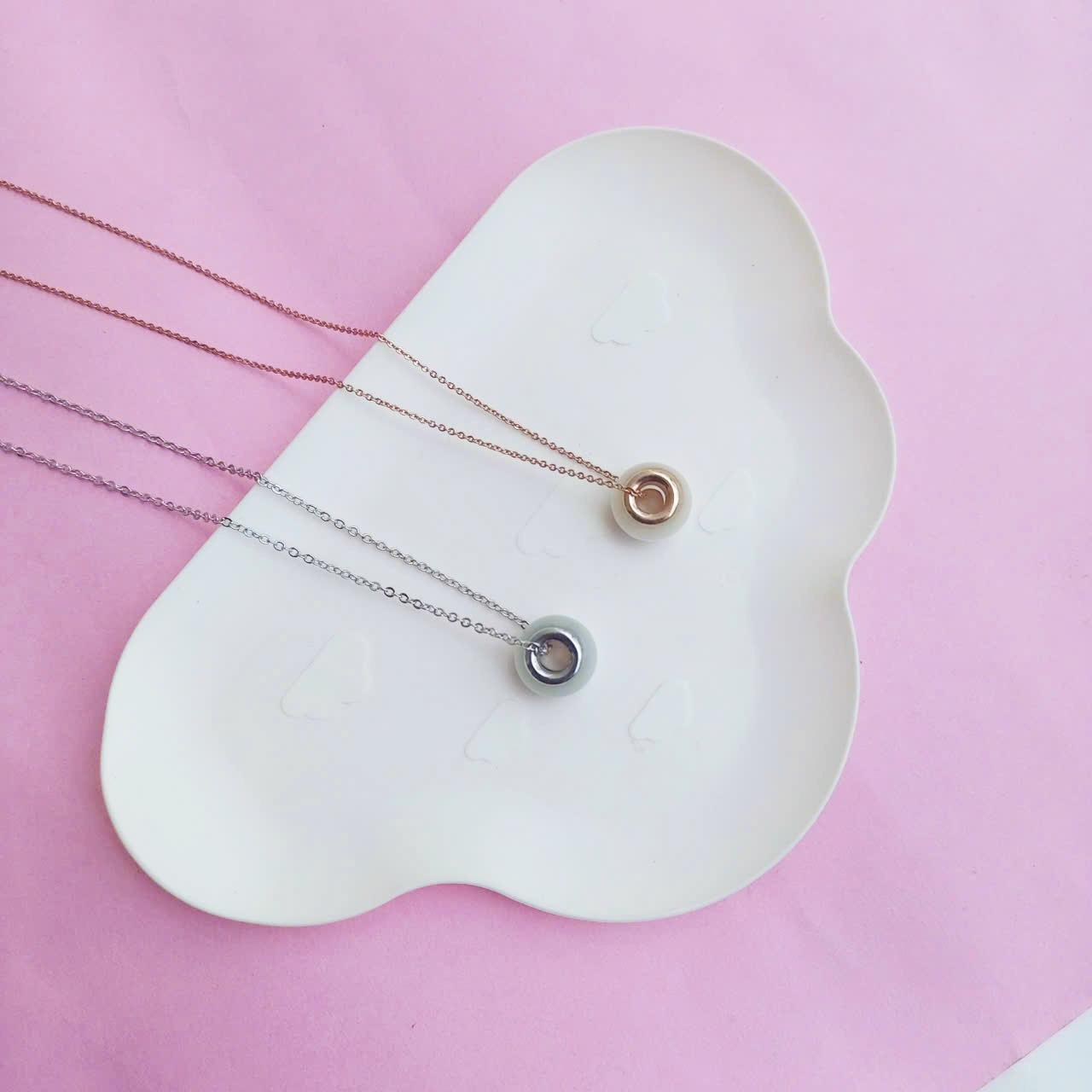 Dây Chuyền Vòng Cổ Hột Charm Mắt Mèo Kiểu Thanh Mảnh Dễ Thương Phụ Kiện Trang Sức Thời Trang Hàn Quốc Kpop