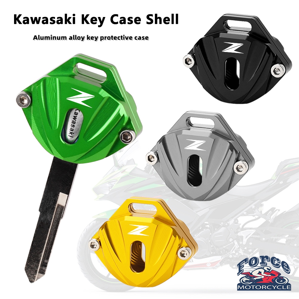 ○❇ New For KAWASAKI Z900 Z650 Z400 Z900RS Z300 ZX6r ZX10R ZX25R Motorcycle Keychain Key Case Cover Shell