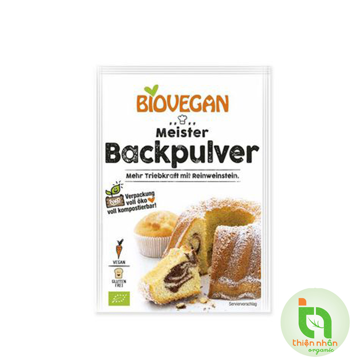 Bột nở hữu cơ Meister Backpulver Biovegan