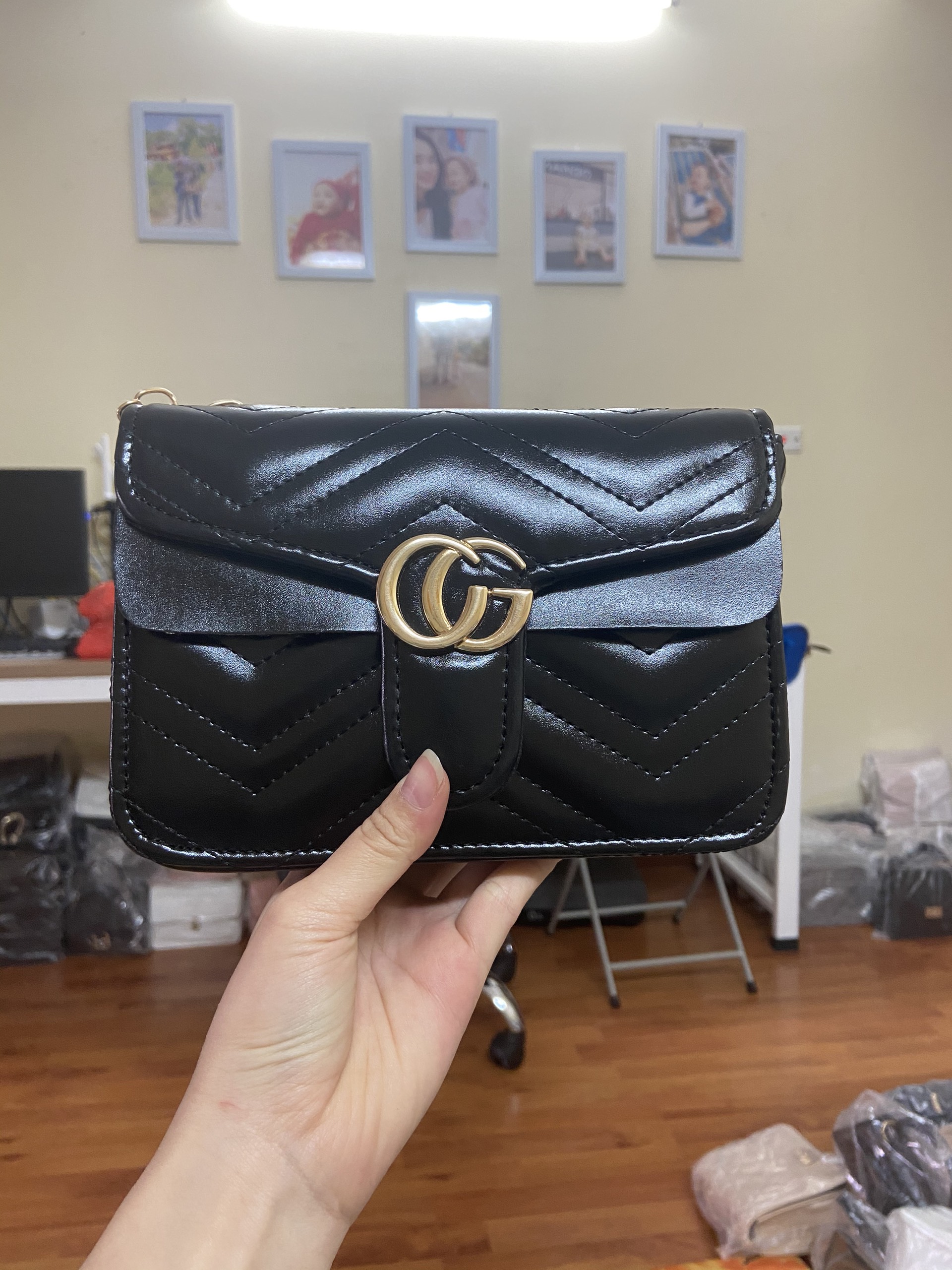 Túi đeo chéo CG dây đeo xích trẻ trung