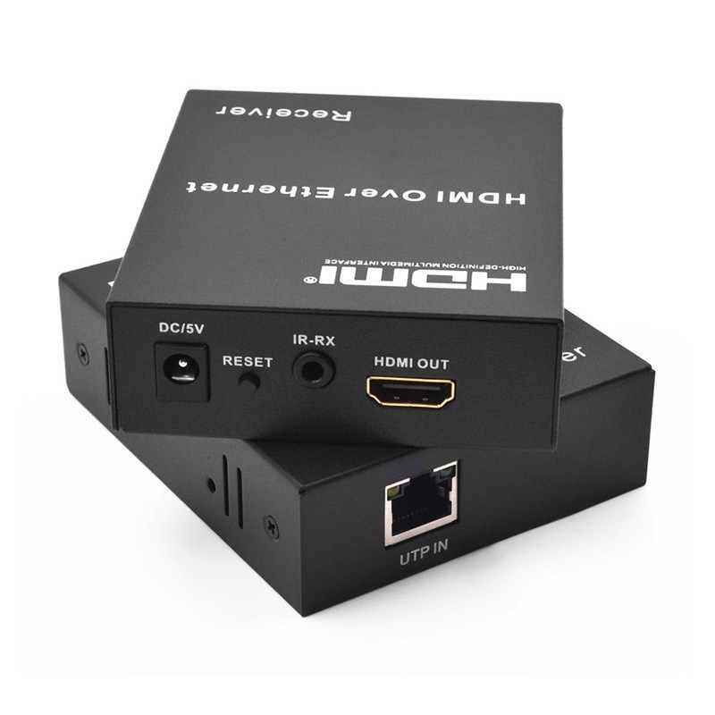 Hdmi Thiết Bị Kéo Dài 120 Gạo hdmi Lần Lượt RJ45 Mở Rộng Cáp Mạng 120M Bộ Khuếch Đại Tín Hiệu Truyền Mạng