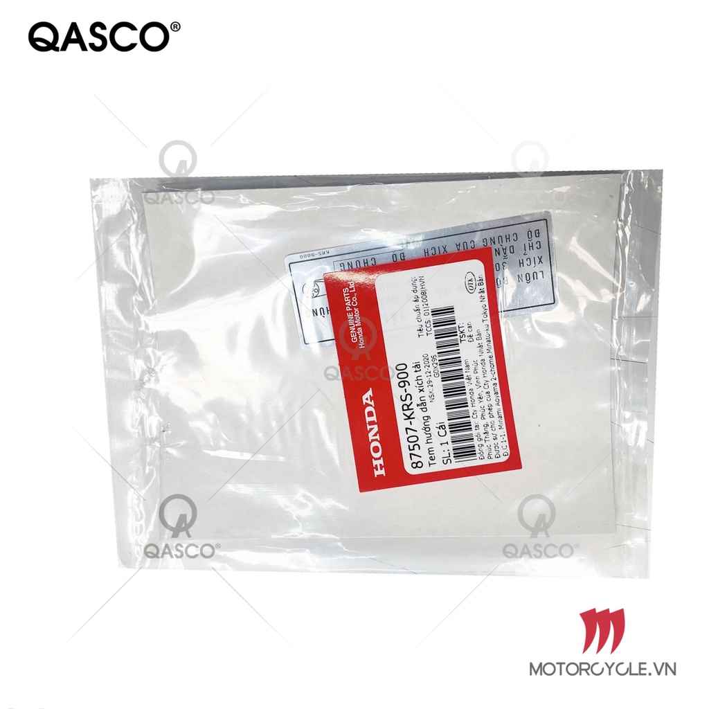 Tem hướng dẫn xích tải honda wave alpha / alpha + qasco