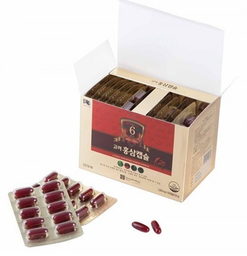 Hồng sâm viên 6 năm tuổi Years Korean Red Ginseng Capsule Chong Kun Dang