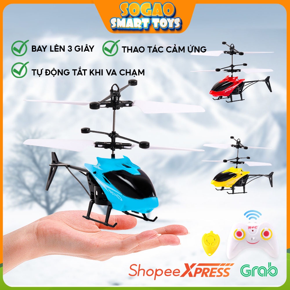 Máy bay điều khiển từ xa sogao cảm ứng bằng tay an toàn bền va đập