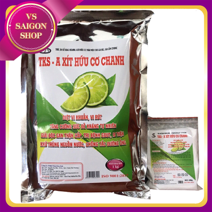 Diệt VIRUS, Vi Khuẩn Gây Bệnh, Tăng Sức Đề Kháng Cho Vật Nuôi - AXIT HỮU CƠ CHANH 1kg
