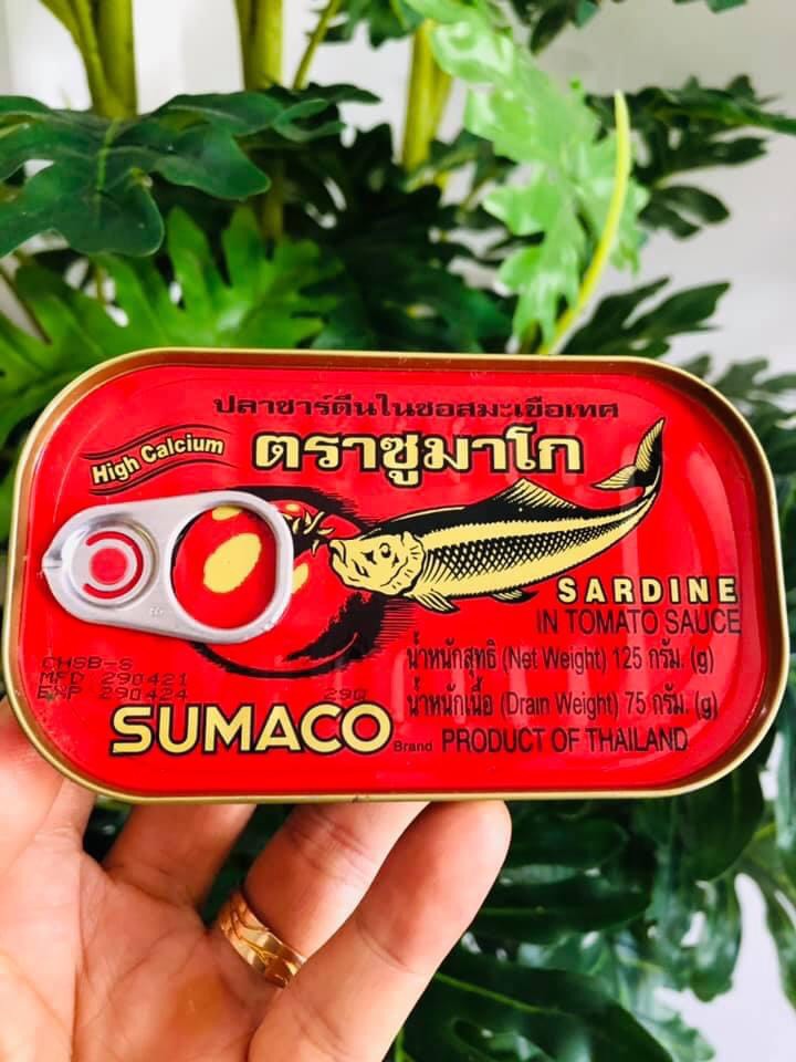 Cá hộp sốt cà sumaco thái lan - hộp 125gram