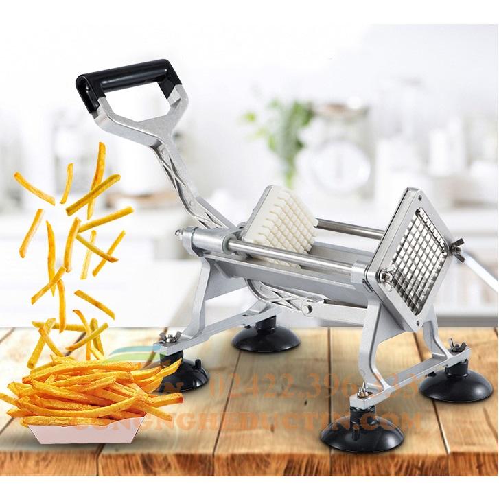Máy cắt khoai tây hình vuông, sợi, nhiều kích cỡ