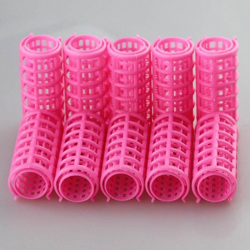 Set 2 lô uốn tóc mái nữ, lô cuốn tóc gai 2 lớp tạo kiểu dễ thương hottrend pktl0428