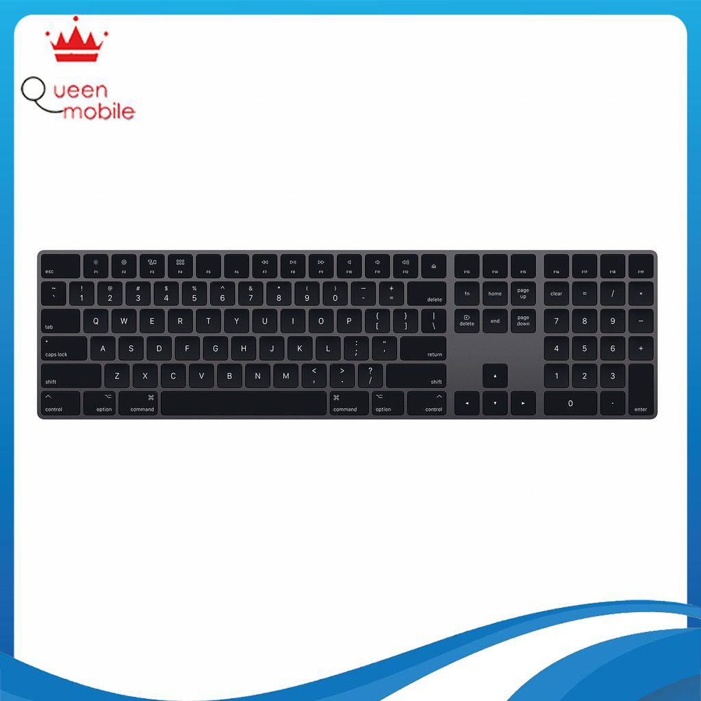 Bàn phím Magic Keyboard with Numeric Keypad - Bản US màu space gray/silver mới 100%