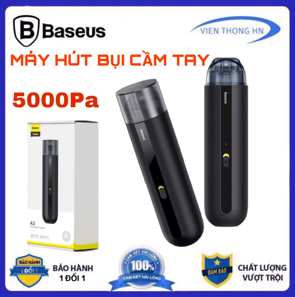 máy hút bụi oto baseus Vacuum Clean Cầm Tay - máy hút bụi mini baseus ô tô