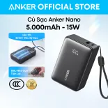Sạc dự phòng Anker Zolo A110K 5000mAh, chuẩn CCC Trung Quốc, sạc nhanh 15W, 2 cổng 1C1A