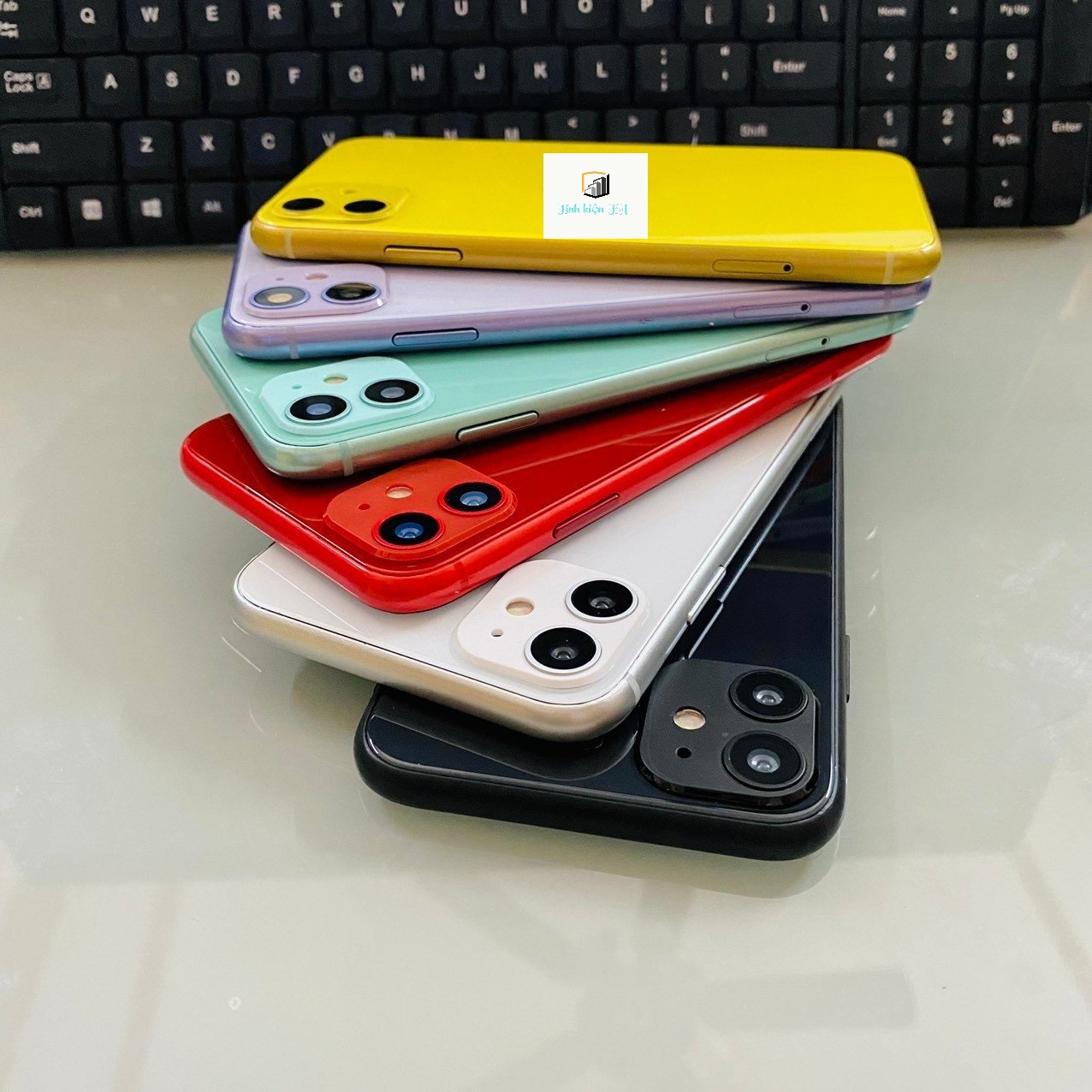 Mô hình ip 11 đủ màu cực đẹp dùng để trưng bày mới