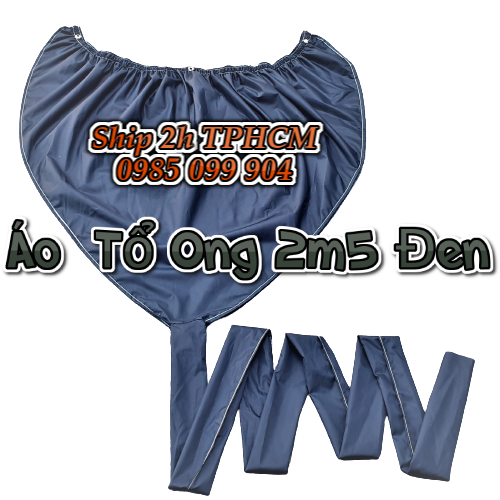 Áo trùm vải Tổ Ong 2m5 màu đen chuyên vệ sinh xịt rửa máy lạnh điều hoà - Túi bạt trùm cao cấp kích thước miệng rộng 2m5 đuôi 3m5 Màu Đen bạt trùm size lớn chuyên âm trần lớn