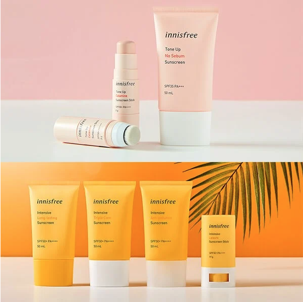 Kem chống nắng Innisfree các loại
