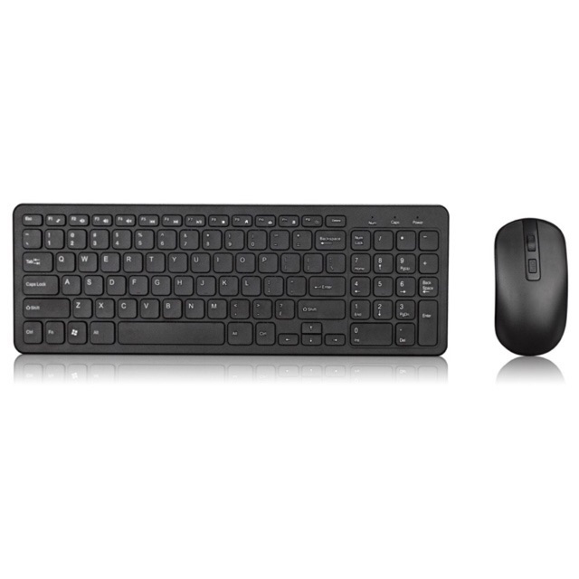 Combo bộ bàn phím + chuột không dây gkm520 wireless keyboard & mouse