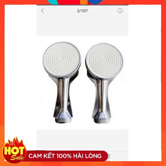 Combo 2 Họng Hồng Ngoại Bếp Gas Mặt Kính, Mặt Inox Cao Cấp, Đầu Đốt Hồng Ngoại Bếp Gas Giá Rẻ