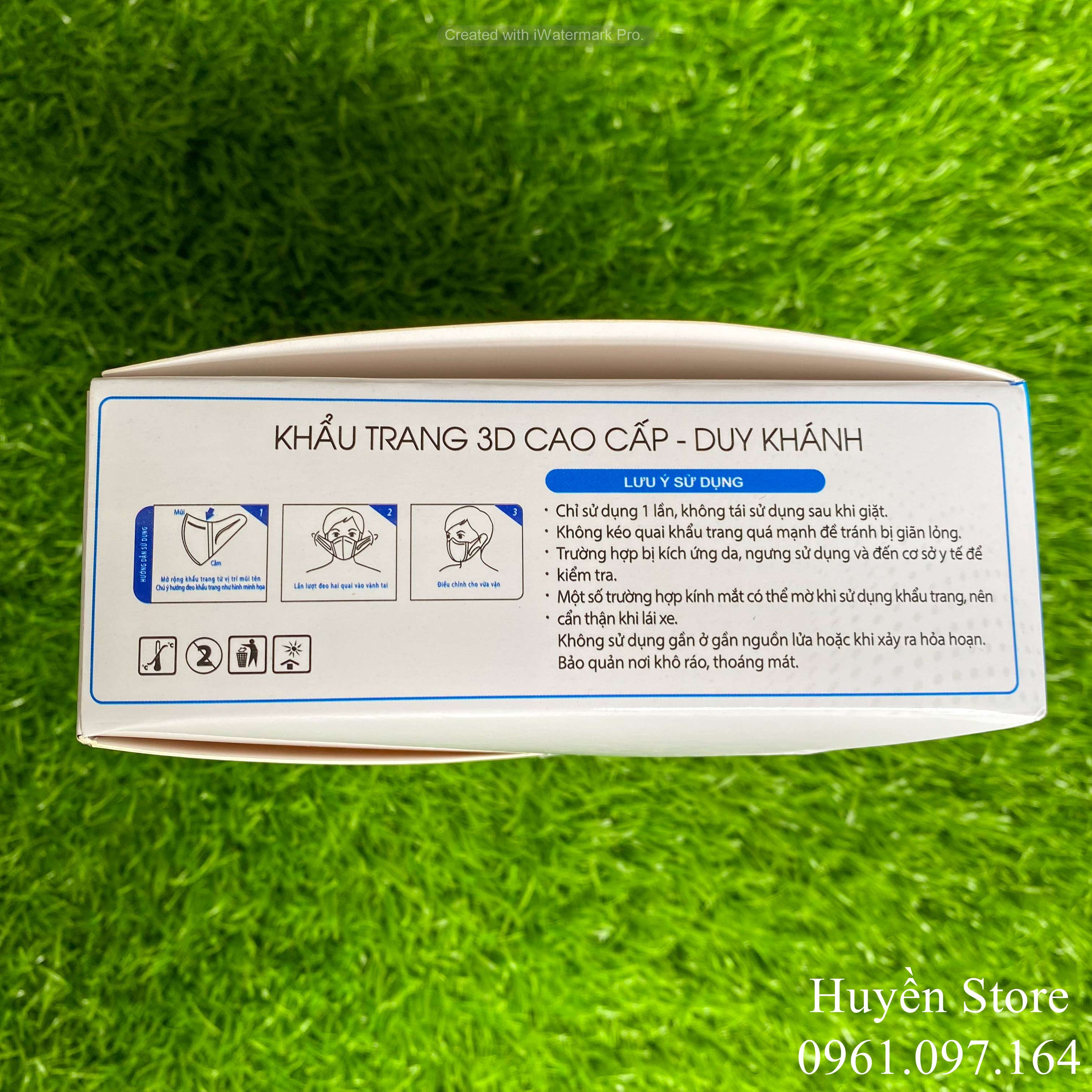 [GIÁ SỈ] Hộp 50 chiếc Khẩu trang 3D Mask Khánh Huyền