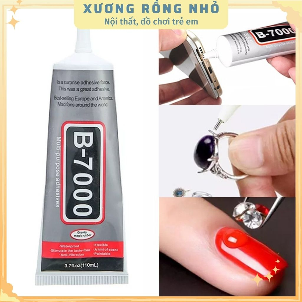 Keo gắn lego đa năng B-7000 lọ 100ml, Lọ keo dính lego đa năng
