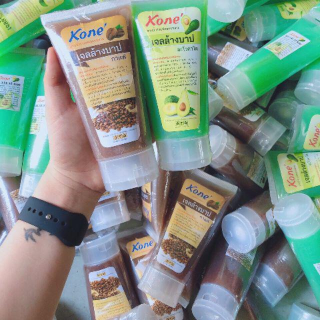 Tẩy tế bào chết kone bơ&cafe