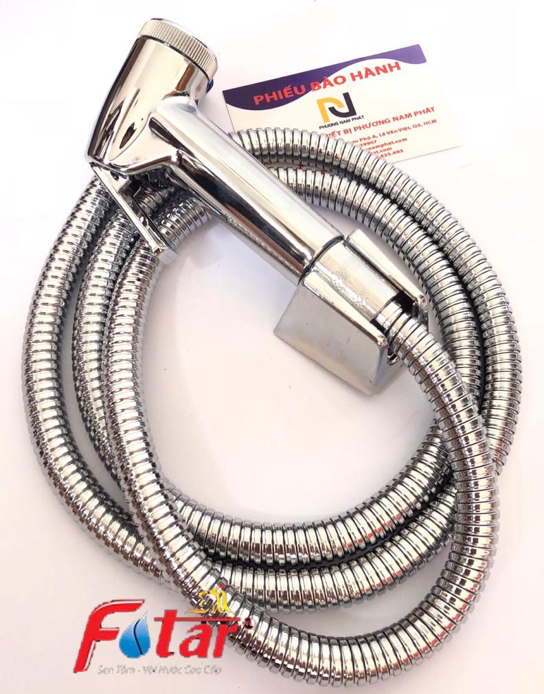 Bộ vòi xịt vệ sinh xịt bồn cầu và dây xịt và cài xịt vx23 fotar xịt cò xi răng cưa vòi xịt vệ sinh toilet