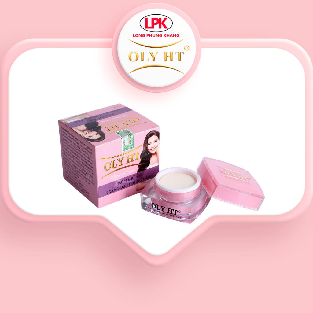 Kem Dưỡng Trắng Da Cấp Ẩm & Chống Nắng OLY HT Chính Hãng Kem Face Mờ Thâm Giảm Nám 25g & 12g