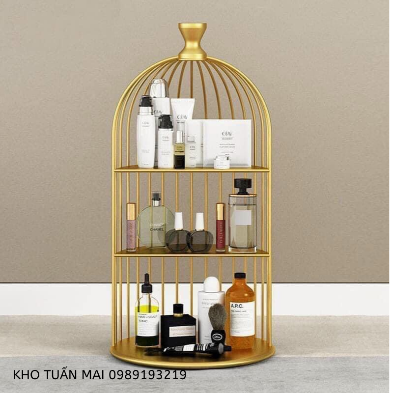 Kệ Đựng Mỹ Phẩm, Kệ Để Nước Hoa Sang Trọng Cao Cấp 3 Tầng