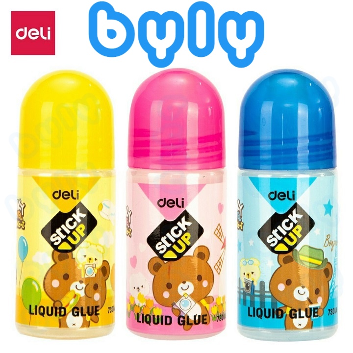 Keo dán giấy hình gấu DELI 7301 - ByLy Store CÓ GIAO HOẢ TỐC