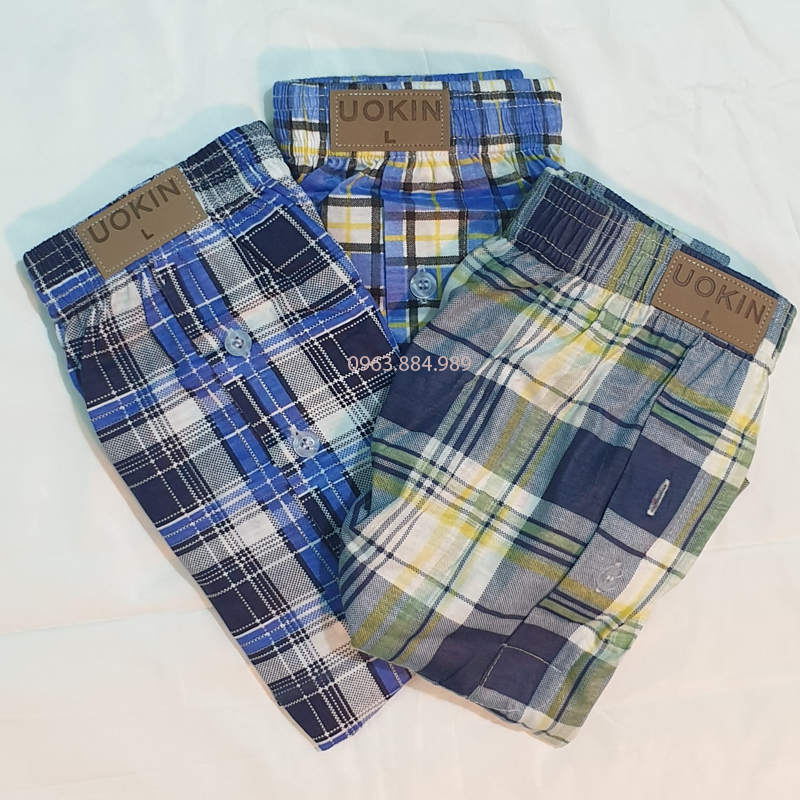 Combo 3 quần caro NG.03 mặc như không, nhẹ nhàng, thoáng mát, thoải mái cho anh em