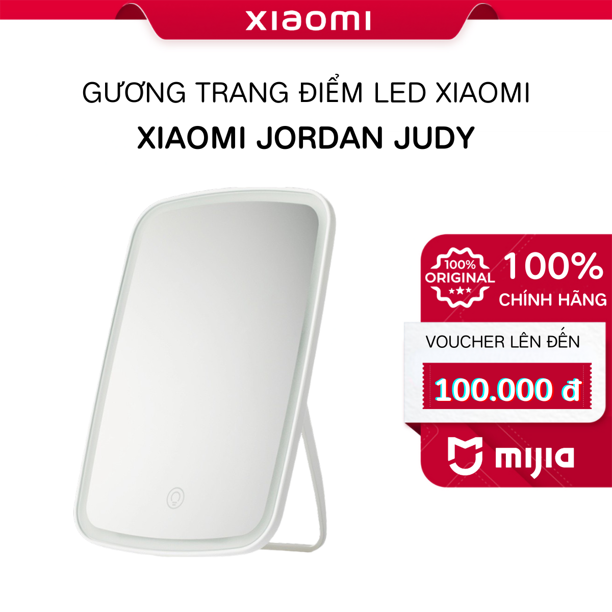 Xiaomi Jordan Judy NV026 / NV505 Gương Trang điểm - Gương Trang điểm Có đèn LED Jordan Judy - Mi Smart Life