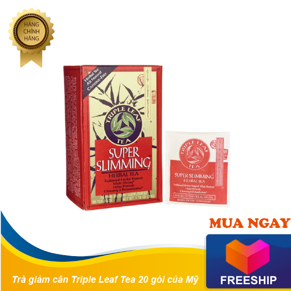 Trà giảm cân Triple Leaf Tea 20 gói của Mỹ